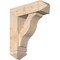 Ekena Millwork Funston Arts and Crafts Smooth Bracket w/ Offset Brace, Douglas Fir, 7 1/2"W x 24"D x 28"H BKT0806X24X28FST03SDF - alternate 1